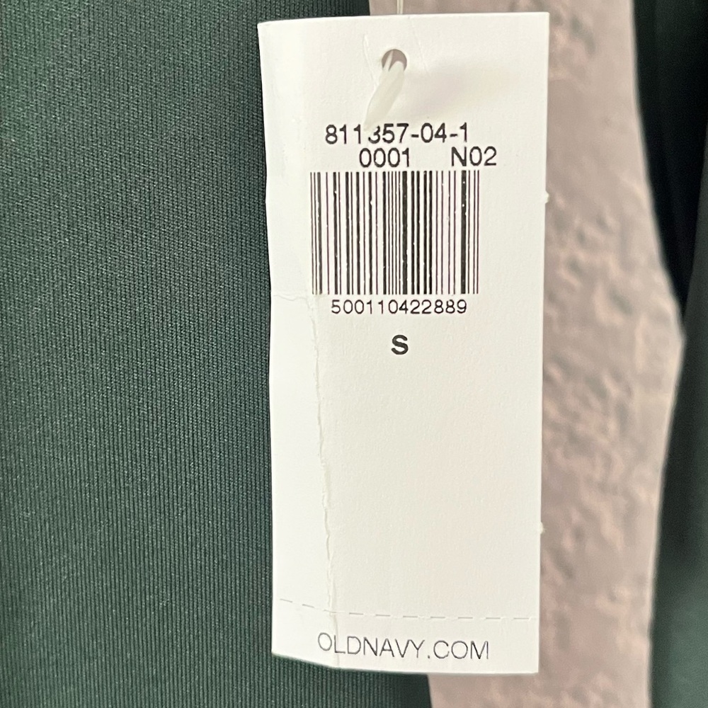 NWT Old Navy Emerald Green V neck Long Sleeve Women Size Small - Picture 5 of 5